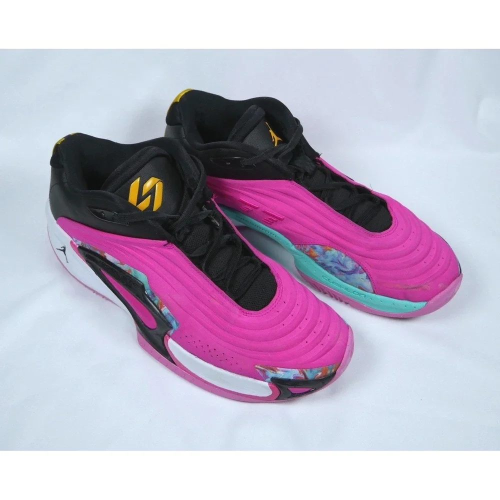 Jordan‎ Luka 2 The Pitch Hyper Pink Black Citrus Basketball Shoes DX883 Mens 12